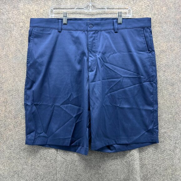 Nike Shorts Mens 40 Blue Chino Golf Dri-Fit Tour Performance Flat Front Swoosh - Picture 1 of 12